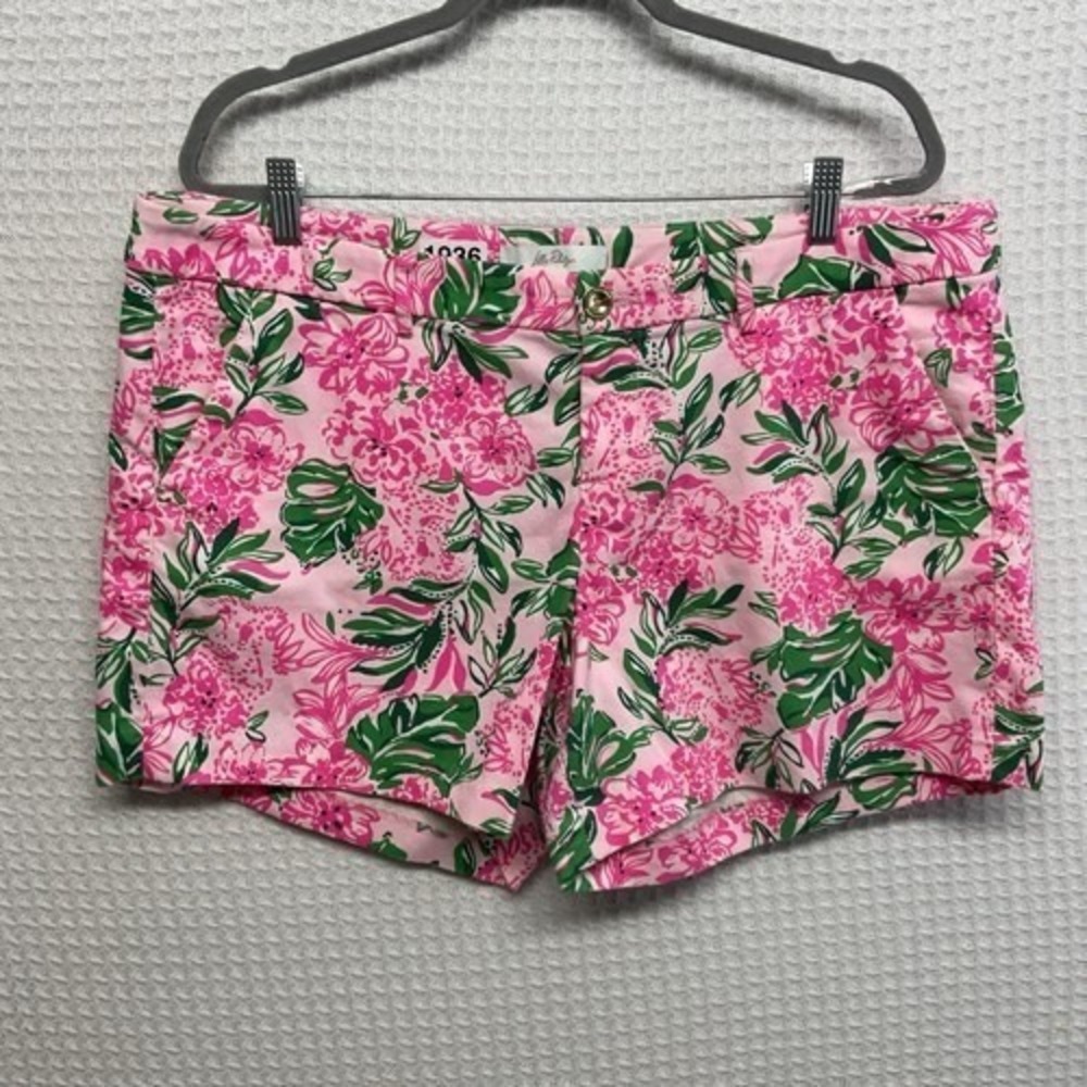 NWOT Lilly Pulitzer 5" Callahan Stretch‎ Shorts Conch Shell Women 16 Sri Lanka